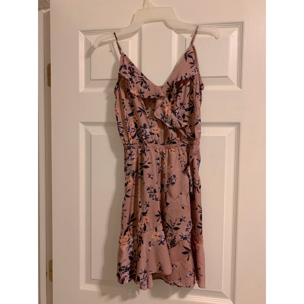 Floral wrap dress